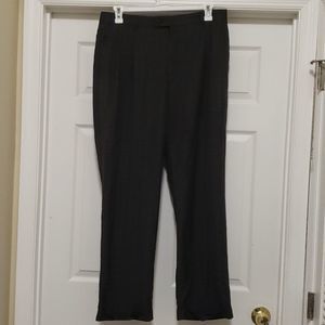 Louis Raphael mens 36x32 Tailored gray plaid trousers